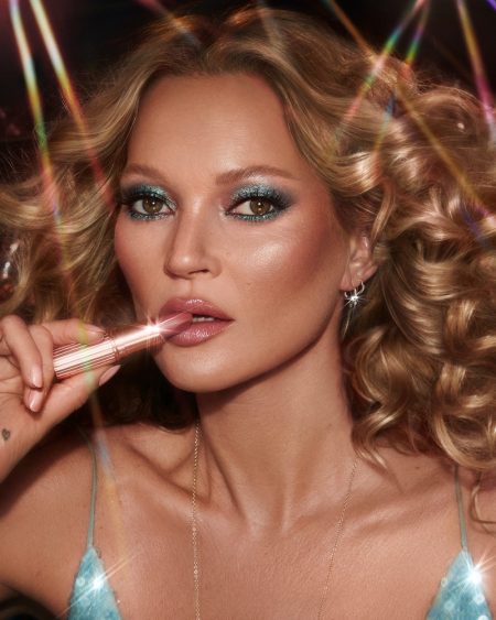 Kate Moss Charlotte Tilbury Holiday 2022 Campaign 