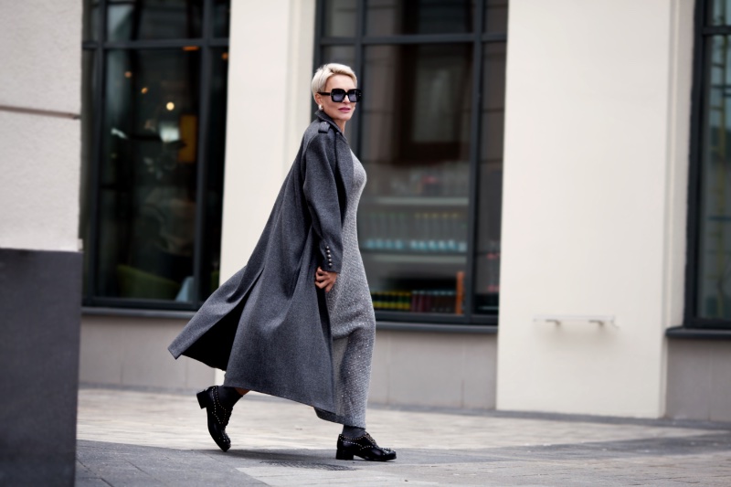 mature woman walking
