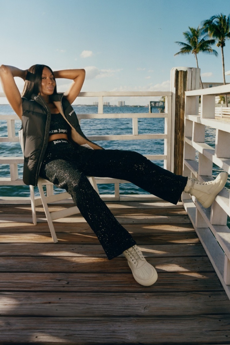 1990s Miami inspires the Tod’s x 8 Moncler Palm Angels collection.