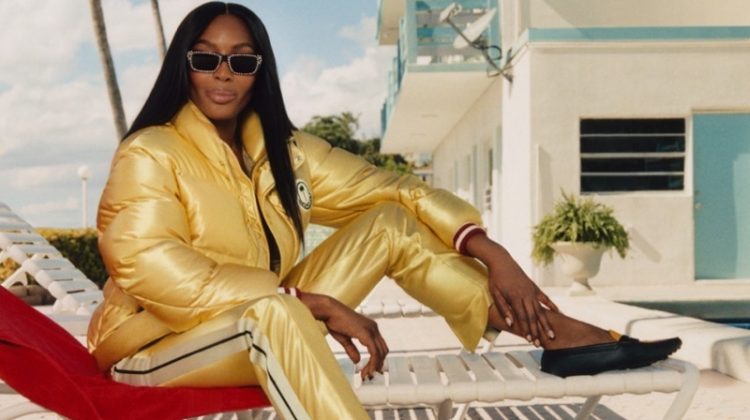 Naomi Campbell Lounges in Style for Tod’s x 8 Moncler Palm Angels Collection