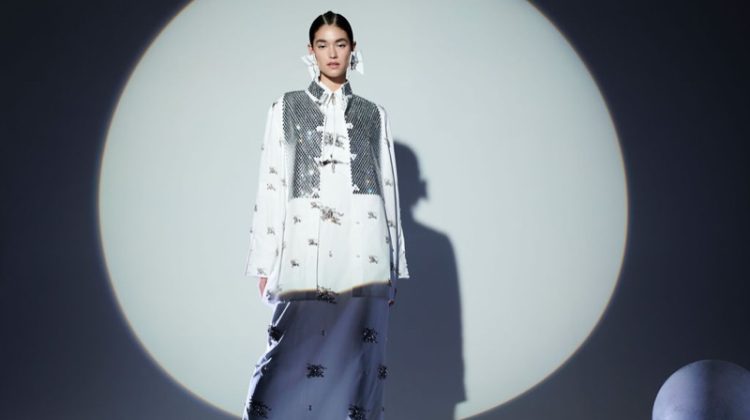Aude Mangharam Wears Silver Shades for Marie Claire Arabia