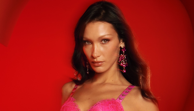 Bella Hadid Victorias Secret Valentines Day 2023