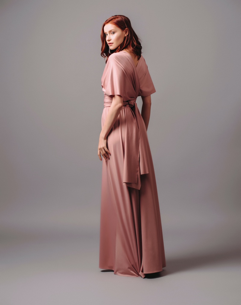 Bohemian Bridesmaid Dress Pink