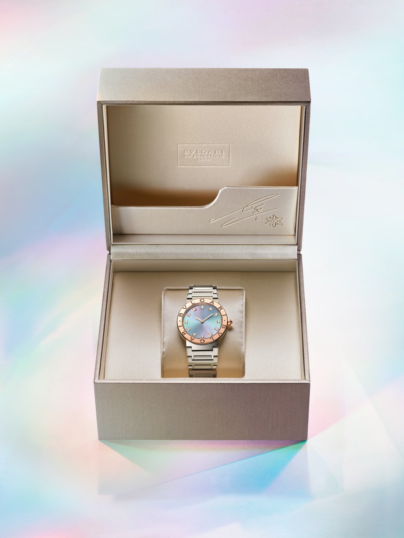 Packaging Bulgari x LISA watch.