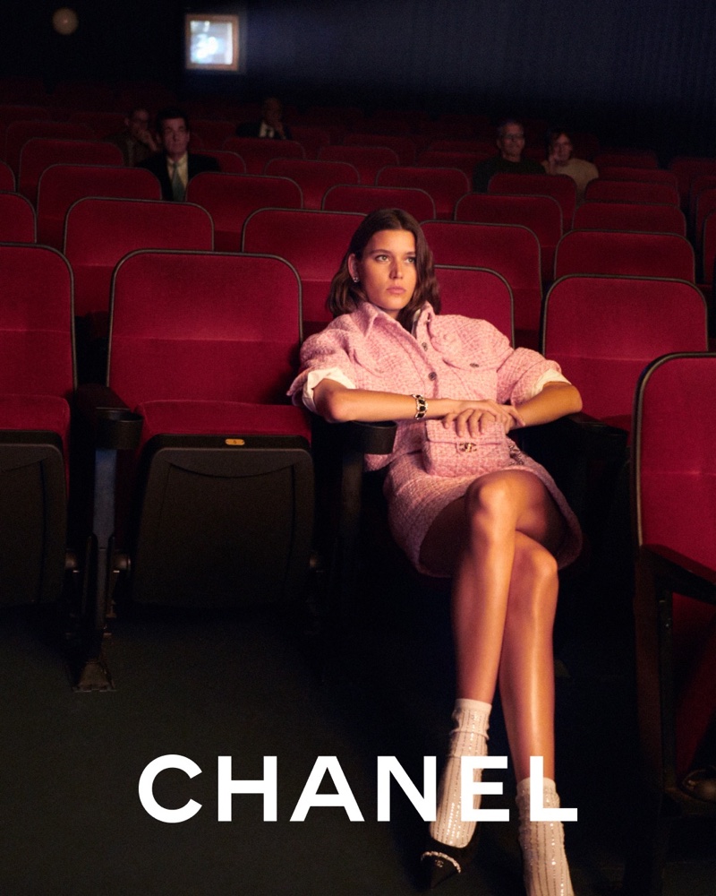 The Chanel pre-spring 2023 collection campaign is inspired by model Vivienne Rohner's daily life.