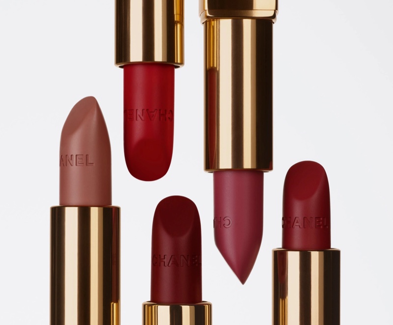 A look at the Chanel Rouge Allure Velvet Lipstick shades for spring 2023.