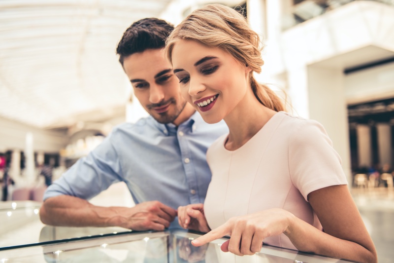 Couple Shopping Jewelry