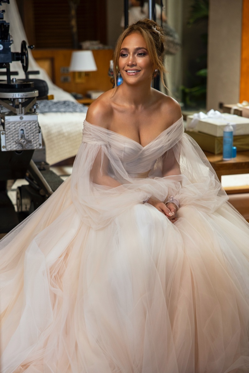 Jennifer Lopez's Shotgun Wedding Dress