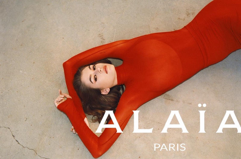 Kaia Gerber Alaia Spring 2023 Campaign Dress