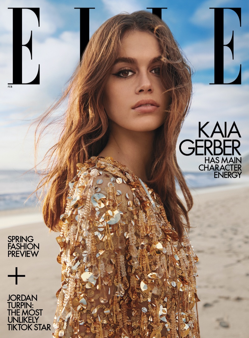 Kaia Gerber ELLE US February 2023 Cover