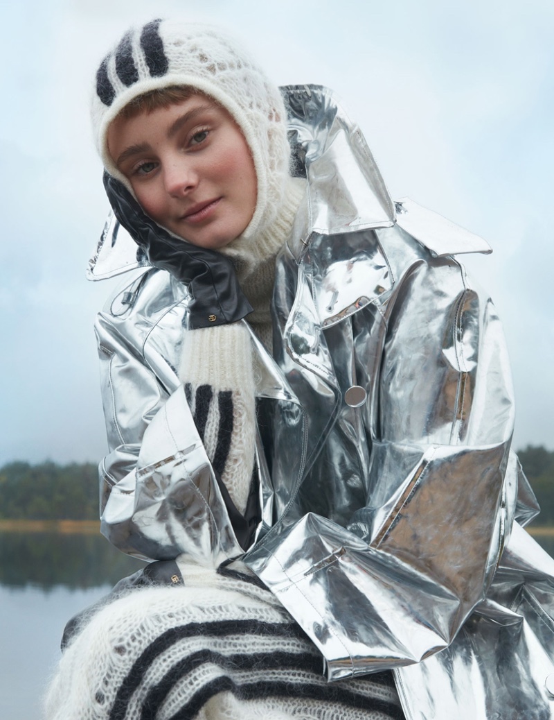 Katya Gray Poses in the Scottish Highlands for Hunger Magazine