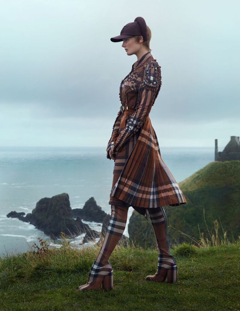 Katya Gray Poses in the Scottish Highlands for Hunger Magazine