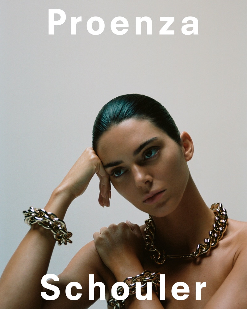 Kendall Jenner Proenza Schouler Gold Chain Jewelry