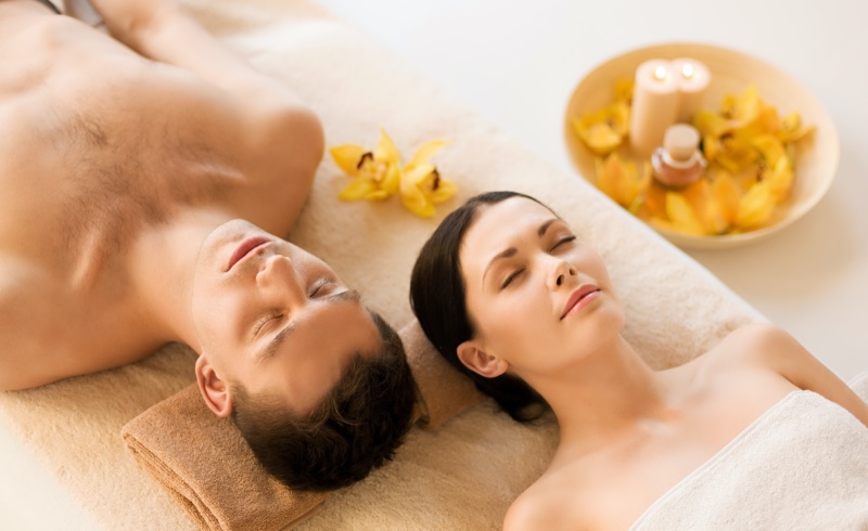 Massage Couple Spa Beauty