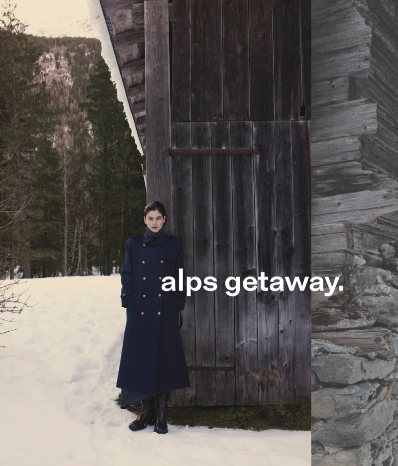 Massimo Dutti Alps Getaway Winter 2023 Womens Fashion