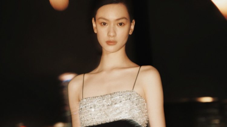 Party dresses are featured in the Miu Miu Lunar New Year 2023 collection.