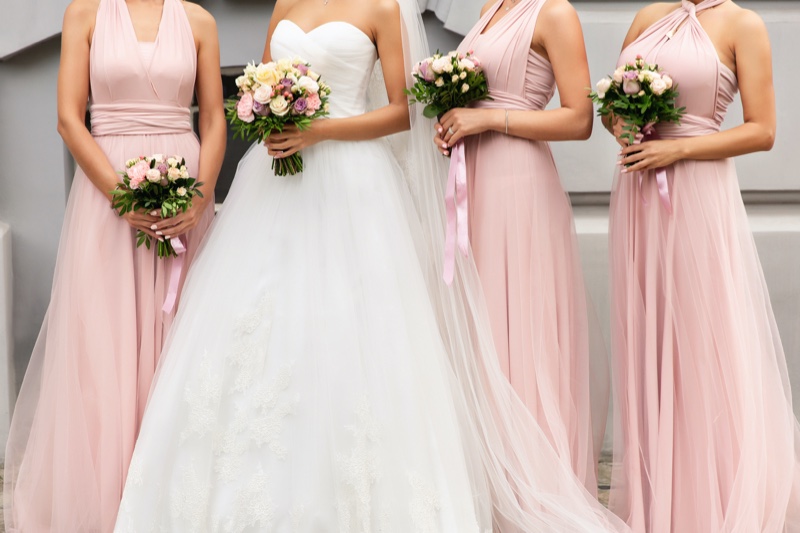 Pink Bridesmaid Dresses