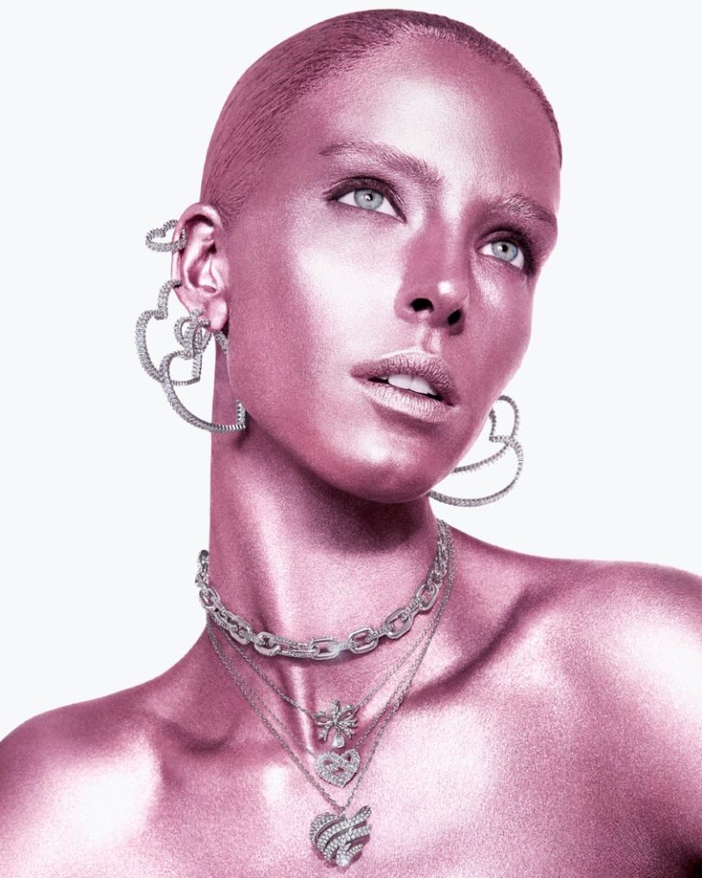 Swarovski Valentine's Day 2023 Campaign Jewelry