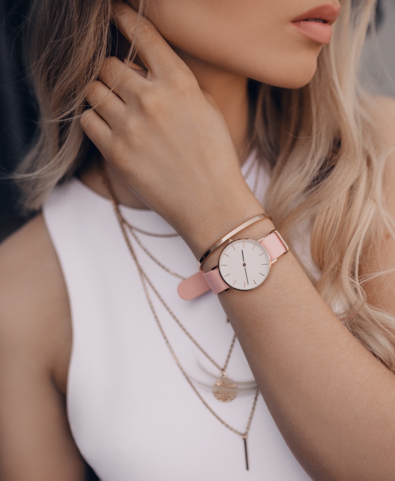 Woman Jewelry Watch Accessories Closeup Crop