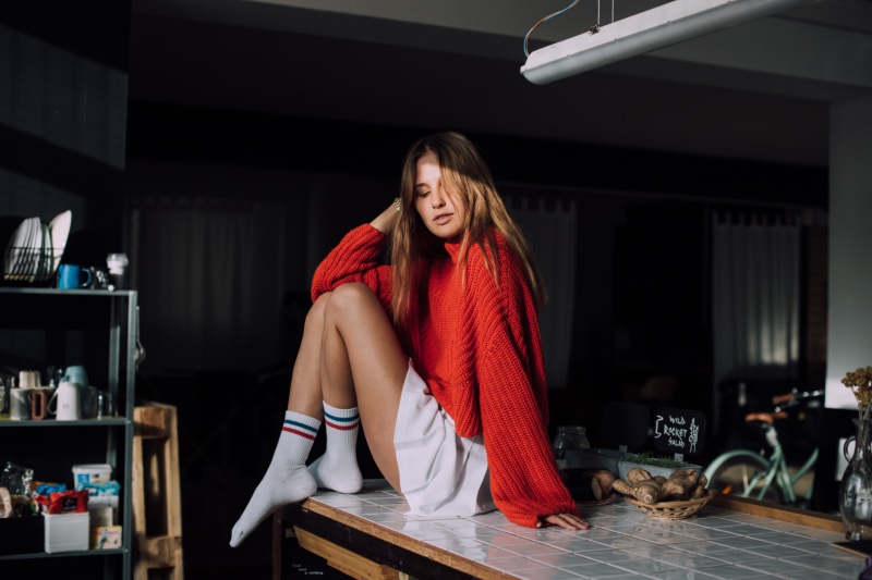 Woman Tube Socks