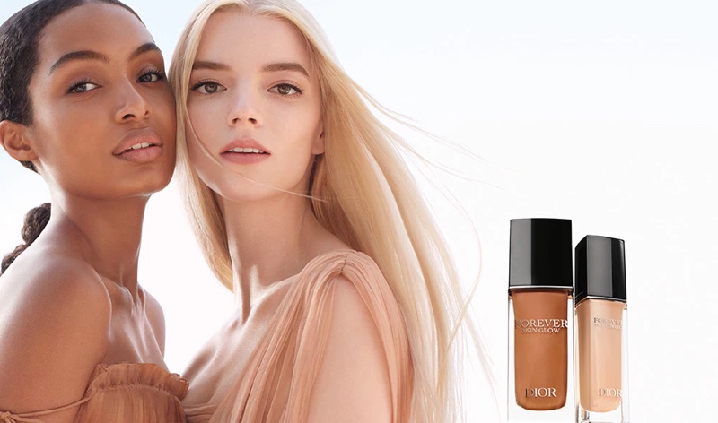 Yara Shahidi Anya Taylor-Joy Dior Forever foundation Ad Campaign