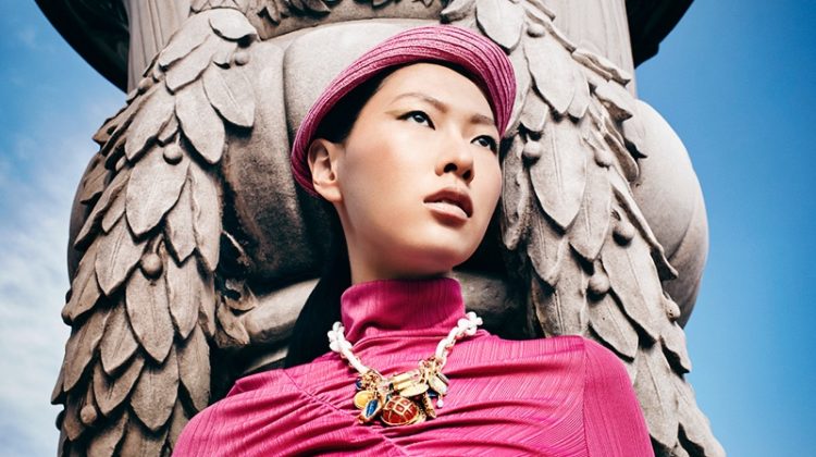 Yen Looks Parisian Chic for ELLE Romania