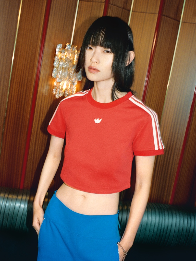 Sporty styles stand out in the adidas Originals Blue Version spring-summer 2023 collection.