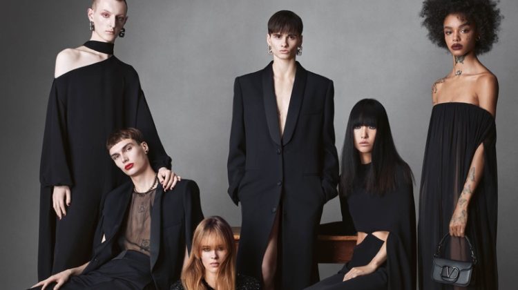 Black Outfits Valentino Spring 2023 Campaign