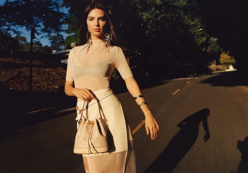 Emily Ratajkowski Tory Burch Spring 2023 Campaign