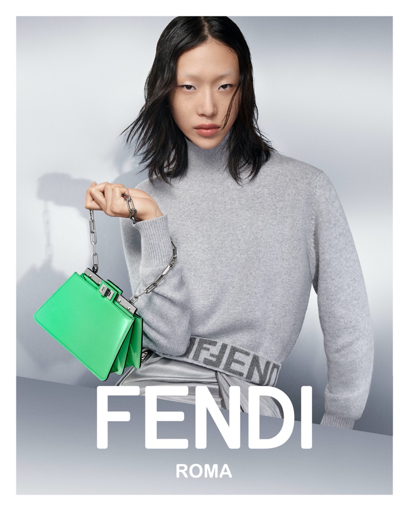 Fendi Peekaboo Cut Bag Spring 2023 Ad