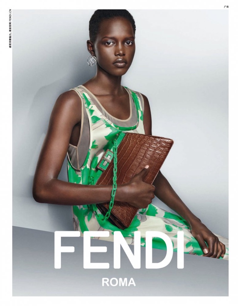 Alaato Jazyper stars in Fendi spring-summer 2023 campaign.