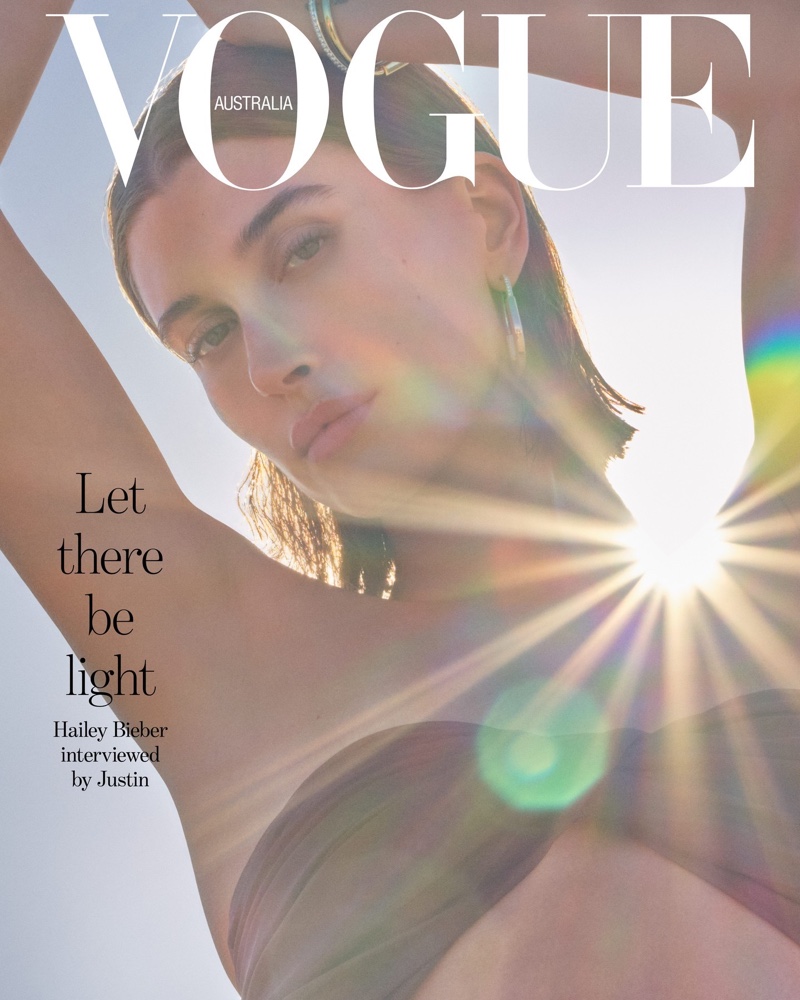 Hailey Bieber Vogue Australia March 2023 Cover