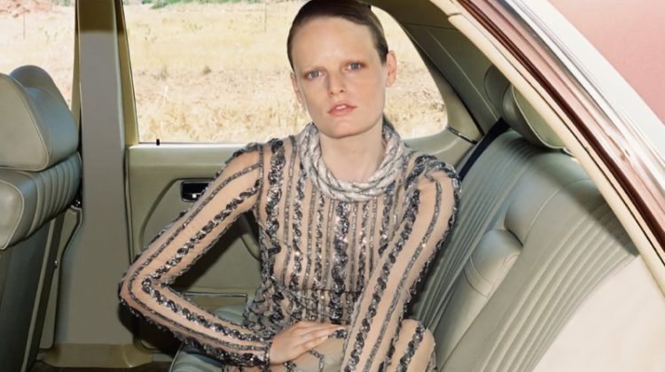 Hanne Gaby Odiele Takes a Stylish Trip in Harper’s Bazaar Germany