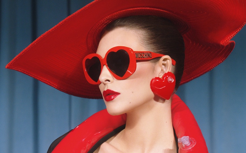 Moschino Heart Shaped Sunglasses Spring 2023