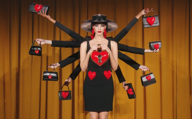 Vittoria Ceretti Moschino Campaign Spring 2023