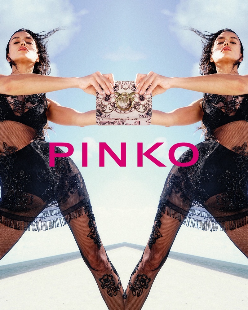 Irina Shayk Has Us Seeing Double in Pinko Spring 2023 Campaign