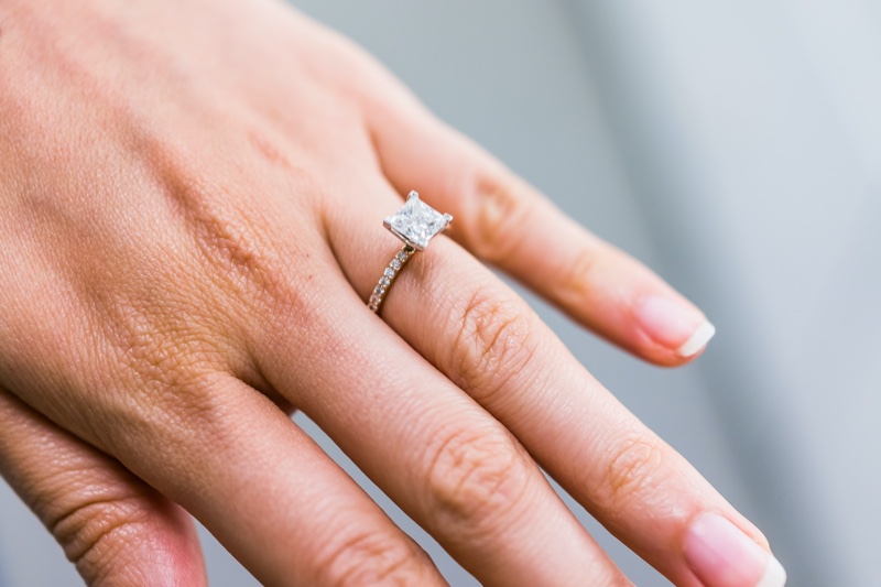 Princess Cut Engagement Ring Style