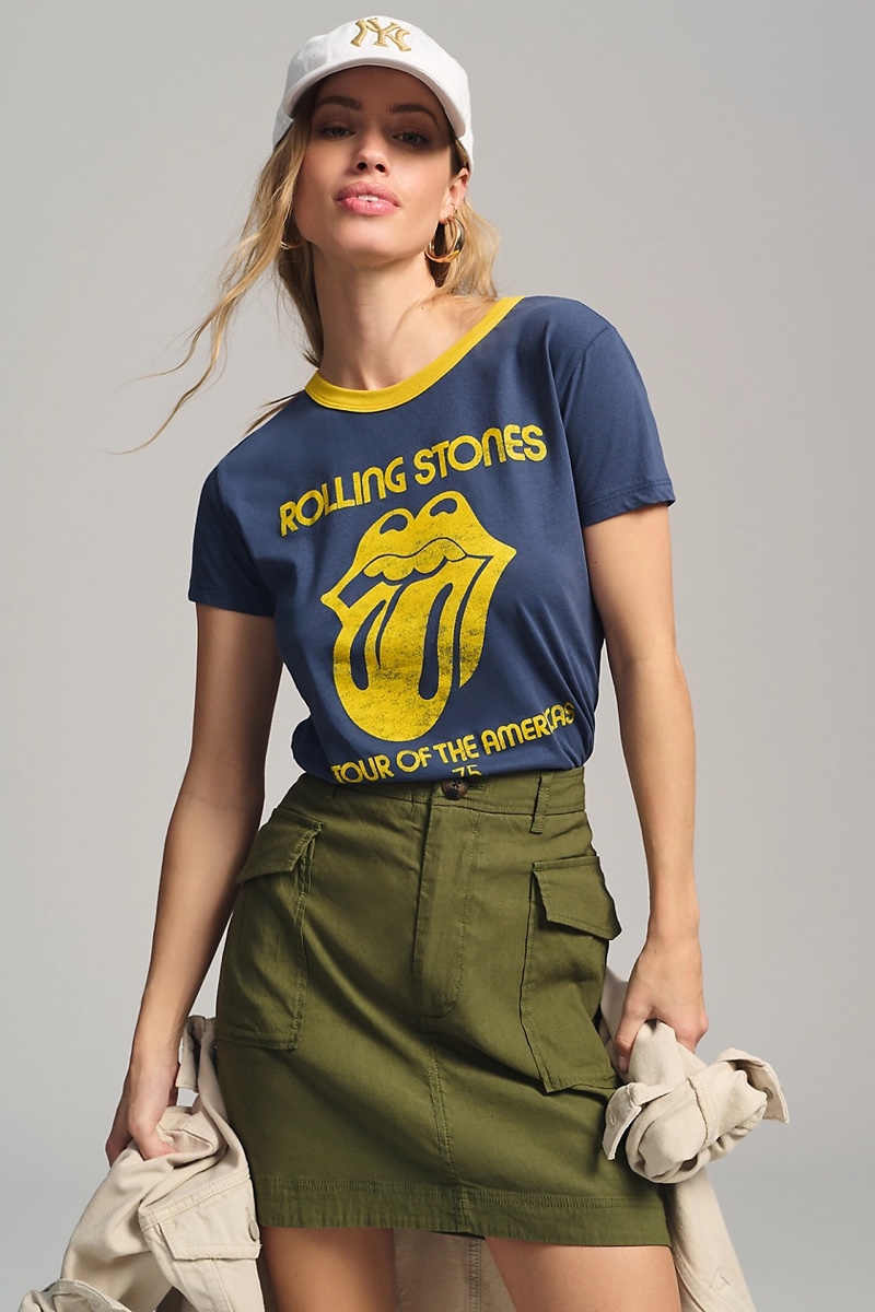 Rolling Stones Blue Graphic Tee