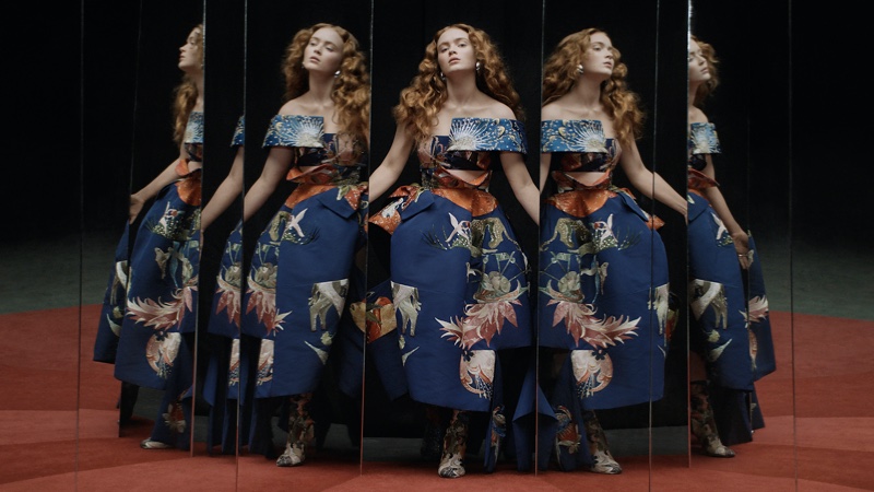 Sadie Sink Alexander McQueen Spring 2023 Campaign