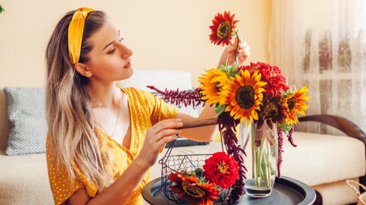 Seasonal Flowers Woman