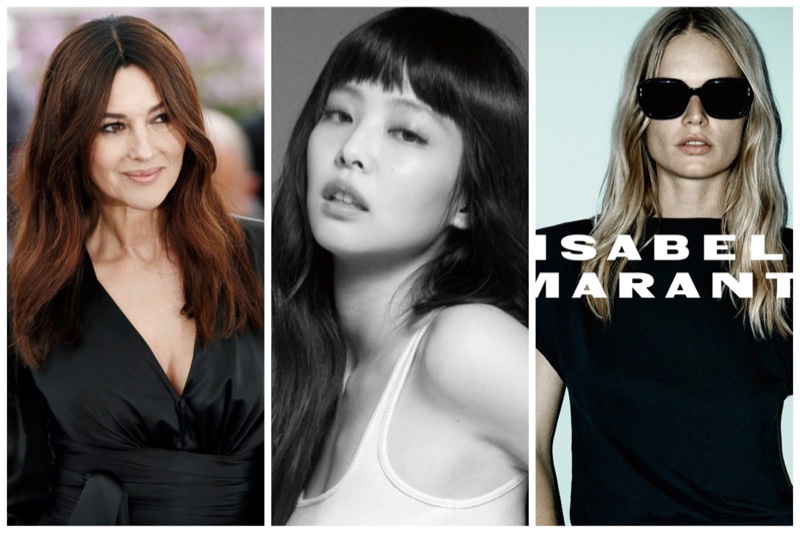 Week in Review: Monica Bellucci, Jennie for Calvin Klein spring 2023 campaign, and Anna Ewers in Isabel Marant spring 2023.