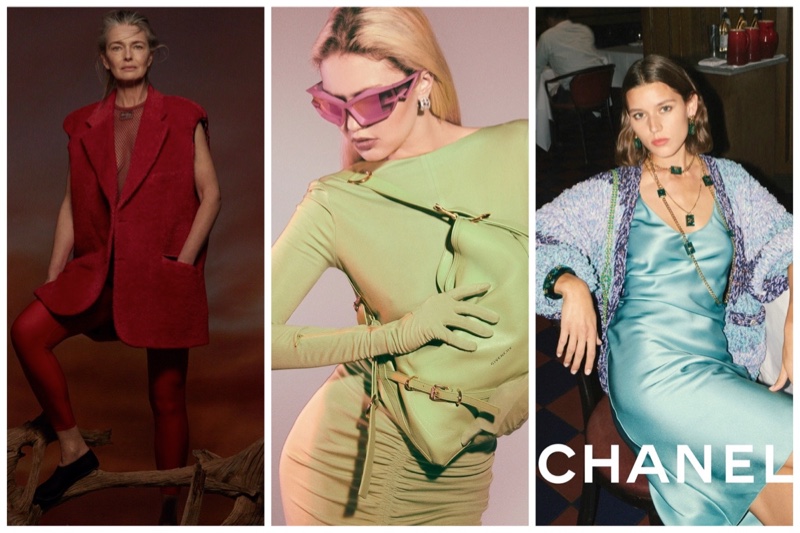 Week in Review: Paulina Porizkova for Vogue Scandinavia, Gigi Hadid in Givenchy spring 2023 campaign, and Chanel pre-spring 2023 collection.