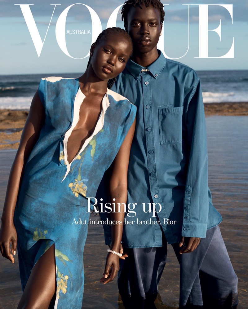 Adut Akech Bior Vogue Australia April 2023 Cover