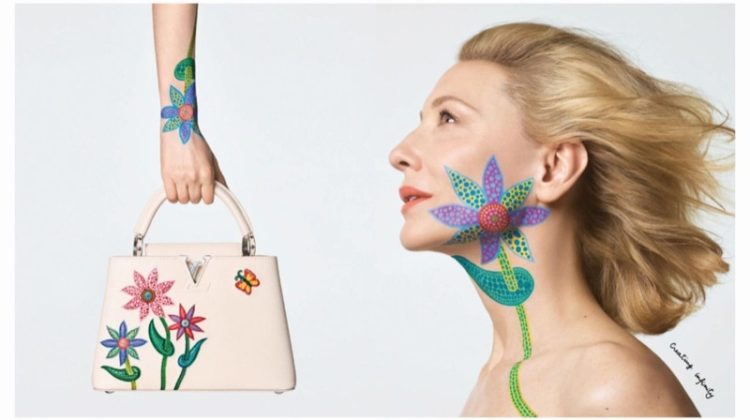 Cate Blanchett Louis Vuitton Yayoi Kusama 2023 Campaign