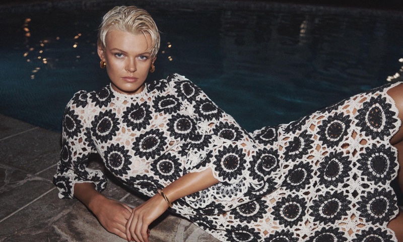 Crochet Dress Zimmermann Swim Summer 2023 Campaign