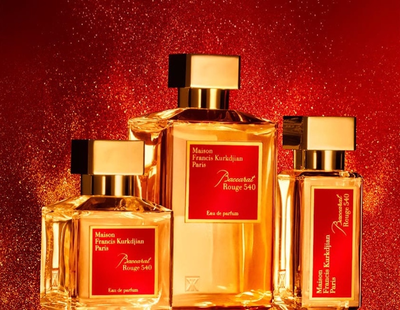 Gourmand Scent Maison Francis Kurkdjian Baccarat Rouge 540 Types Perfume