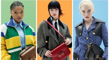 Halle Bailey, Hanni & Julia Garner Shine with Gucci Horsebit 1955 Bag