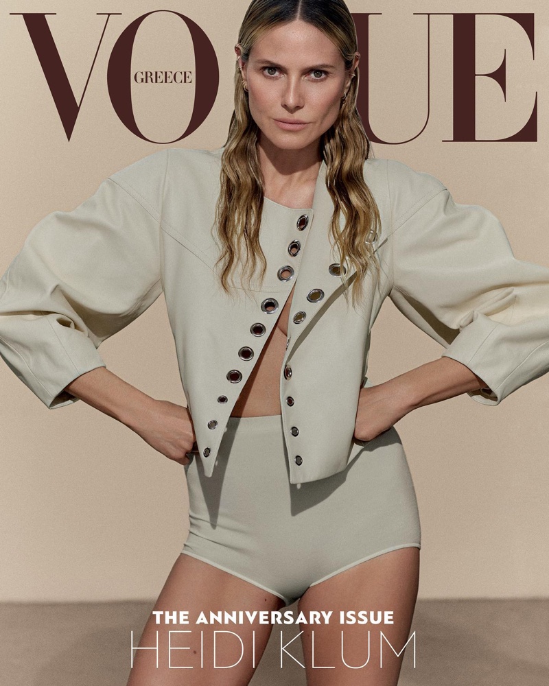 Heidi Klum Vogue Greece April 2023 Cover