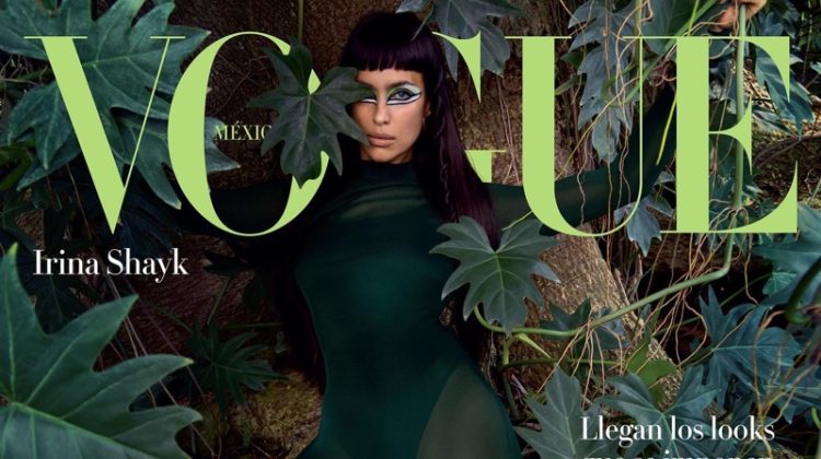 Irina Shayk Wows in Green for Vogue Mexico April 2023 Cover