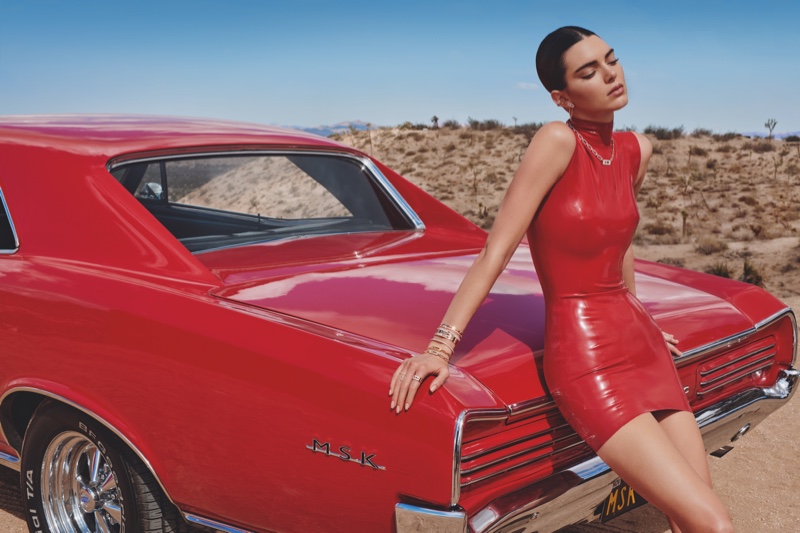 Kendall Jenner Messika 2023 Red Dress